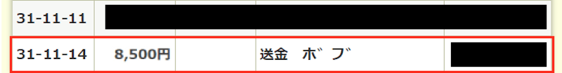 買取ボブのamazonギフト券買取9